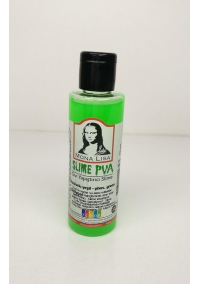 Monalisa Sıvı Slime Pva Hazır Slime Fosforlu Yeşil 70 Ml.