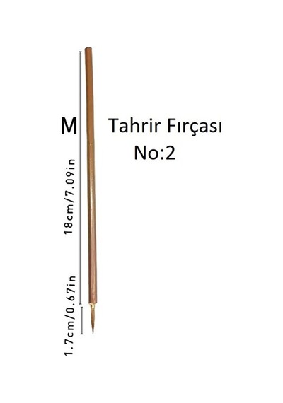 Tahrir Fırçası Kurt Kılı No:2, Çini, Seramik, Tezhip, Minyatür, B