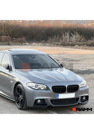 Bmw F10 F11 M Sport Ön Tampon Flap Seti - Parlak Siyah