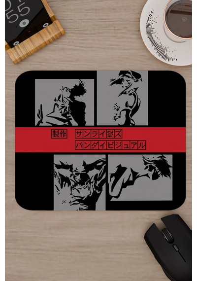 Cowboy Bebop Anime V3 - 22x18 Gaming Kauçuk Kaymaz Taban Mouse Pad Fare Altlığı