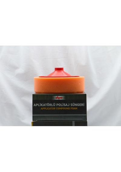 Dyo Aplikatörlü Polisaj Süngeri Turuncu