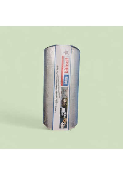 Çok Amaçlı Kendinden Yapışkanlı Su Yalıtım Bandı Alüminyum Folyo Yüzeyli Gri Renk 50 X 30 Cm