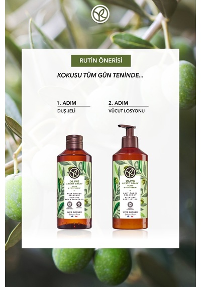 Yves Rocher Vücut Losyonu - Nemlendirici Besleyici Ferahlatıcı Zeytin Turunç -vegan-390ml