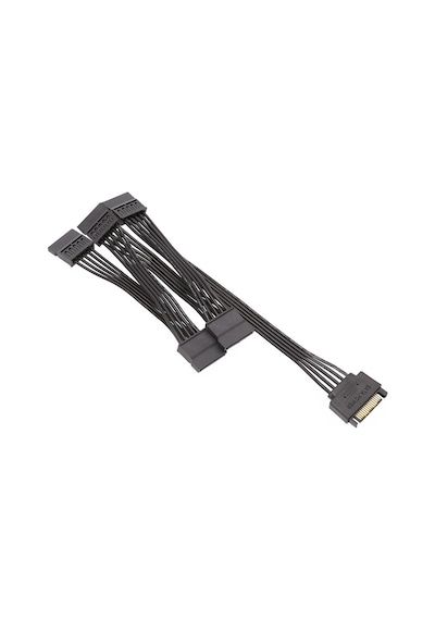 Molex Sata To 5X Power 15 Pin 4977P Güç Çoklayıcı Kablosu Disk Hd