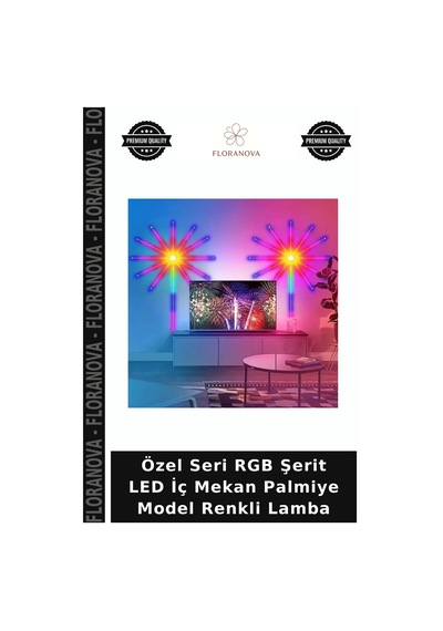 Özel Seri Rgb Şerit Led İç Mekan Palmiye Model Renkli Lamba Diğer