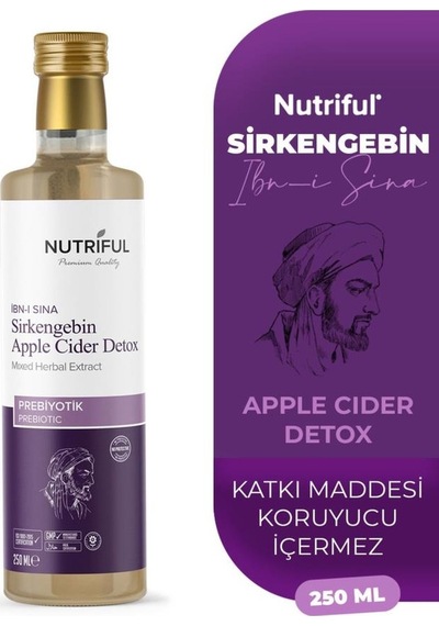 Nutriful İbn-i Sina Sirkengebin Apple Cider 250 ML