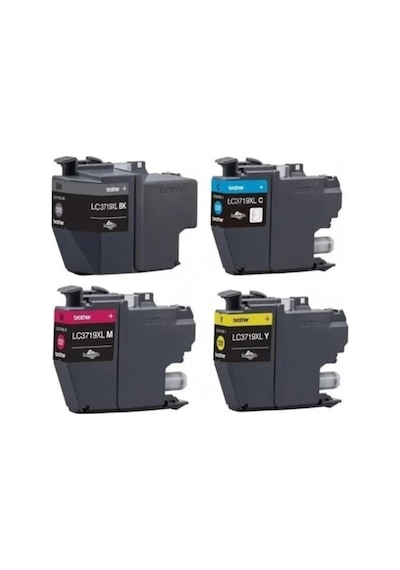 Tecprint Brother Uyumlu Lc-3719xl Cmyk 4 Renk Kartuş Takım Seti