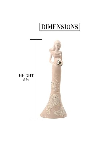 Little Things Mean A Lot Beklemeyin Mutter Figür, 20,3 Cm, Çiçek