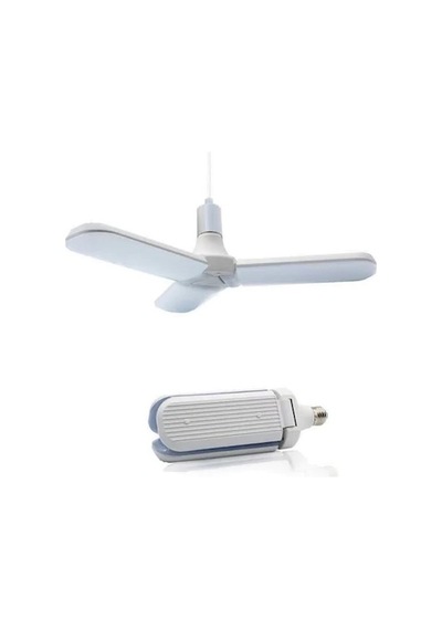Pervane Katlanabilir Led Ampul Beyaz Işık E27 45W