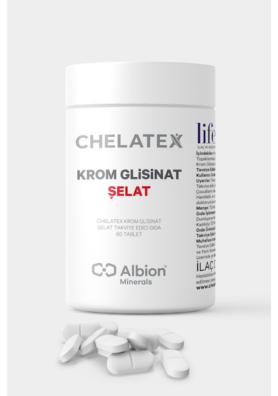 Chelatex Krom Glisinat Takviye Edici 60 Tablet