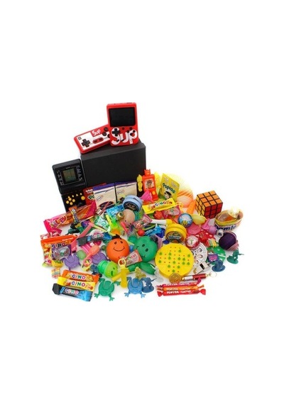 Nostaljik Bakkal Özel Gıda Ve Oyuncak Kutusu , Siyah Tetris Ve At (552731185)