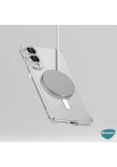 Microsonic Honor 400 Kılıf Magsafe Clear Sararmaz Şeffaf -