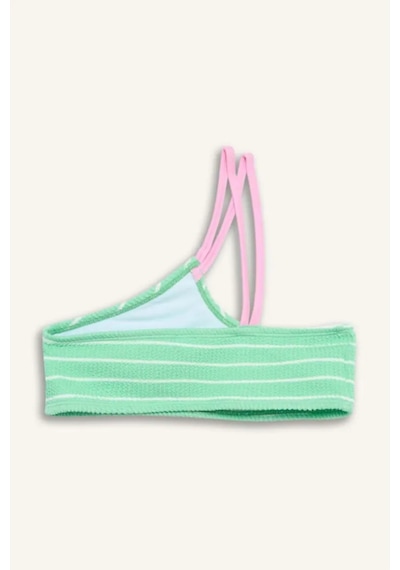Defacto Çizgili 2li Bikini Kız Çocuk G5754a826hsgn1204 Yeşil-gn1204