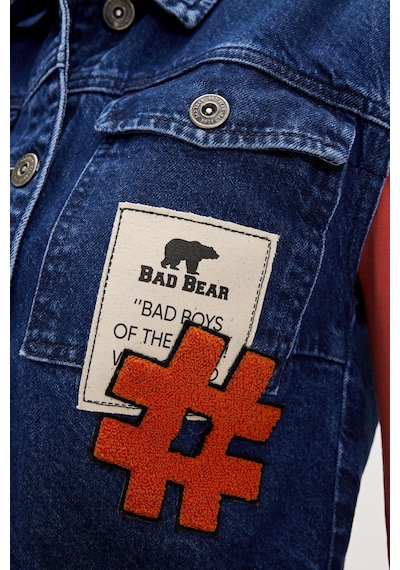 Bad Bear Joanne İndigo Kadın Denim Yelek Koyu Mavi
