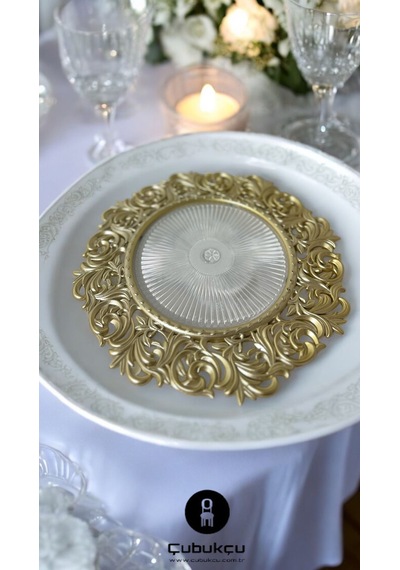 6 Adet Helen Model Supla Gold Renk Altın Kaplama