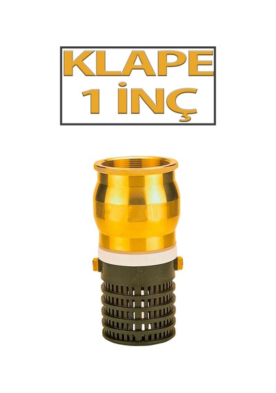 1 İnç Klape Dayanıklı Gövde, Güvenli Ve Sızdırmaz Akış Kontrolü
