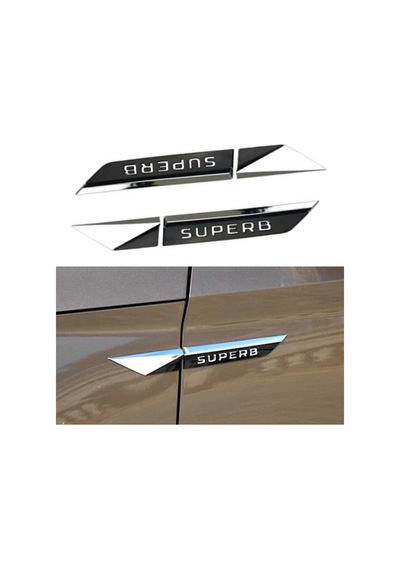 Skoda Superb Çamurluk Bıçağı Logosu Arması