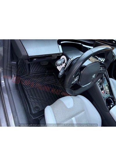 2019 Sonrası Peugeot 508 Paspas Siyah 3D Havuzlu A+
