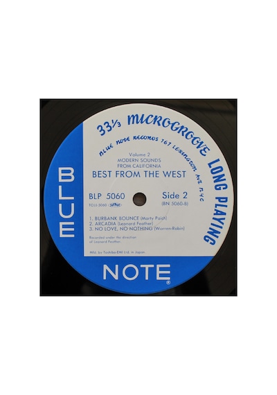 Best From The West Vol. 2 - Modern Sounds From California 10'' Blue Note Plak