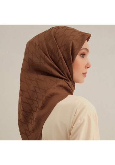 Armine E00oa0444082 74 Armine Lyocell Eşarp 1 Kahverengi