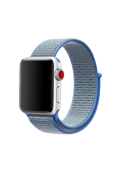 E2M Apple Uyumlu  Watch 42-44MM KRD-03 HASIR AÇIK MAVİ