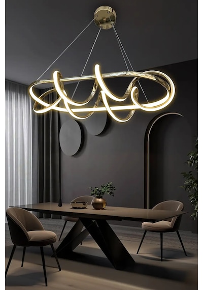 Kuzey Masa Üstü Modern Sarkıt Led Avize Renkli