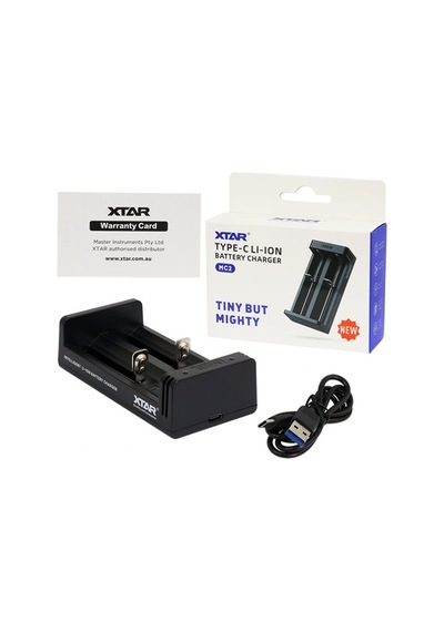 Xtar Mc2 - Taşınabilir Li-ion Pil Şarj Cihazı - 1.0a 2li