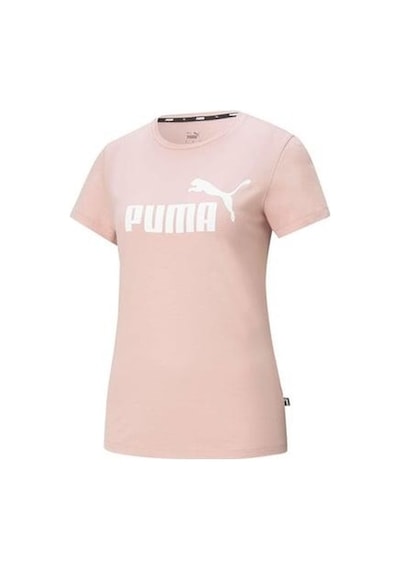 Puma Ess Logo Tee-bridal Rose T-shirt 001