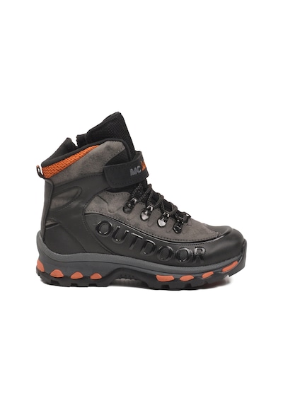 Mc Jamper Siyah Füme Polarlı Kaymaz Fermuarlı Unisex Outdoor Çocuk Bot 2115 F Siyah - Füme