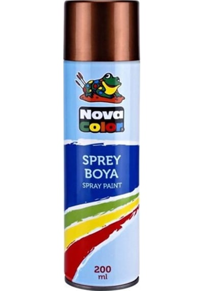 Nova Color Sprey Boya  200 ML Bakır NC-813