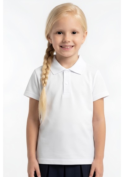 Modanino 2'li T-shirt -%100 Pamuk Ve Okul Tarz- Kız Çocuk 5-16 Yaş 12727at Beyaz