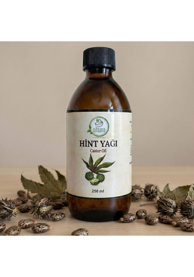 Hint Yağı Castor Oil %100 Saf Ve Doğal Soğuk Sıkım 250 Ml 230 ML
