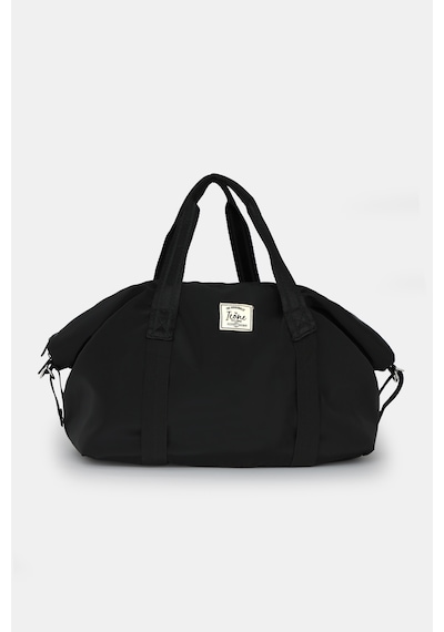 İcone Bag Icone Mat İçin Fermuar Kapamalı Yoga, Pilates, Fitness ,gym Spor Çantası Siyah