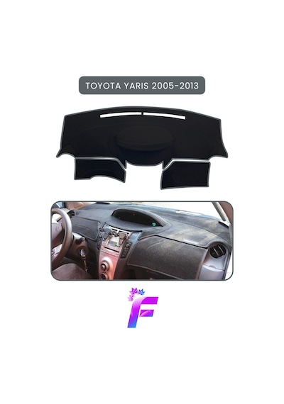 Toyota Yaris 2005-2013 Torpido Örtüsü Güneşten, Isıdan, Çatlamadan Korur Oto Aksesuar B62 Torpido Halısı