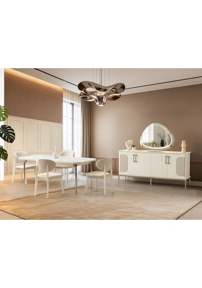 Napoli Mdf Yemek Odası Takımı Aytaşı