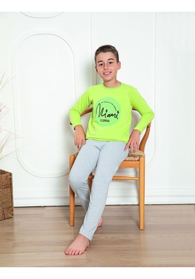 Donex Erkek Çocuk Uzun Kollu Pijama Takımı 502 001