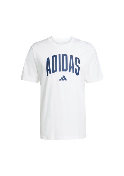 Adidas Collegiate Lineage Grafik Basklı Tişört White- White-