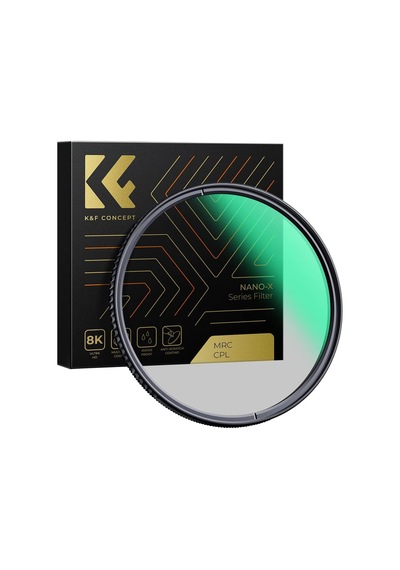 K & F Konsept Nano X-serisi Polarize Filtre 72mm Cpl Filtre Polarizasyon Filtresi Mrc 28x İle Kaplanmış