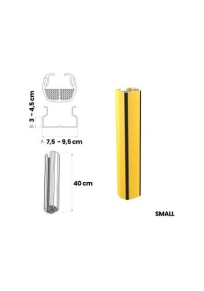 Puffyguard U Tipi Raf Ayak Koruyucu Yeni Tip 40 Cm - Small A: 7,5 Cm - 9,5 Cm B: 3,5 Cm- 4 Cm