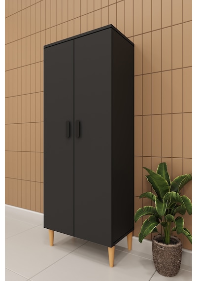 Modern 2 Kapaklı Çok Amaçlı Mutfak Banyo Dolabı %100 Mdf Erzak Kiler Dolabı Fd02 Antrasit Modern 2 Kapaklı Çok Amaçlı Mutfak Banyo Dolabı %100 Mdf Erzak Kiler Dolabı Fd02 Antrasit