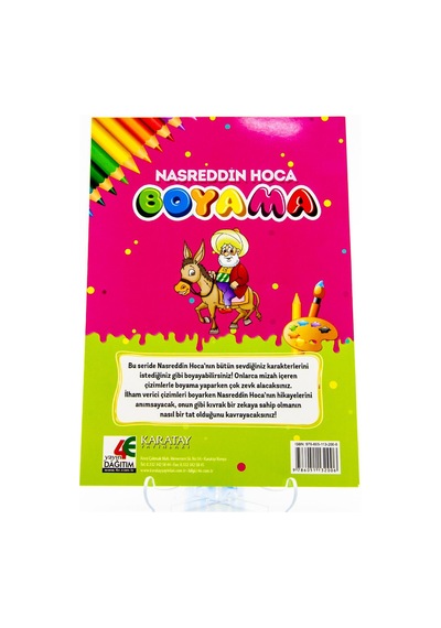 Nasreddin Hoca. Büyük Boy Rekli Boyama Kitabı