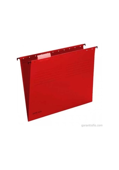 Leitz 6515 Delta Kırmızı Telsiz Askılı Dosya