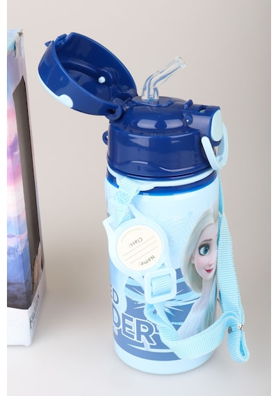 X Dekomus Lisanslı Elsa Frozenıce Princess Collection 500 Ml Çelik Matara Açık Gri