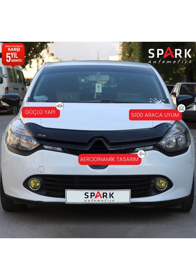 Renault Clio 4 2012-2020 Yıl Aralığı Uyumlu Kaput Rüzgarlığı 3mm