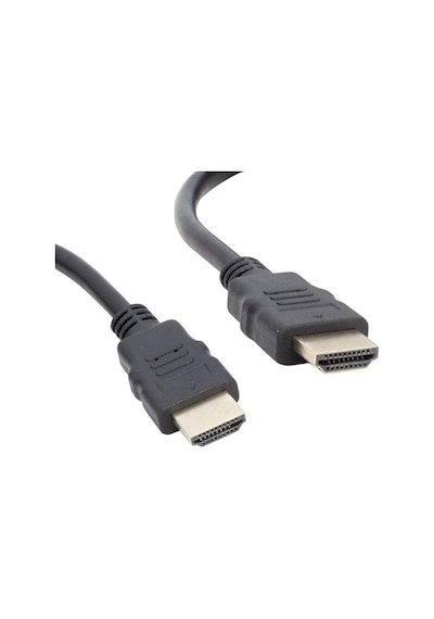 Powermaster Plastik Düz Siyah 3 Metre  Hdmi Kablo Poşetli
