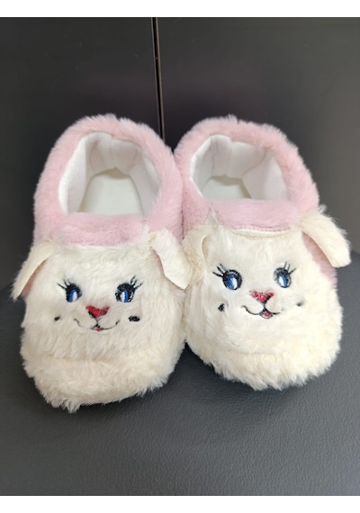 Çocuk Kaydırmaz Taban Panduf Pamuk Astarlı, Kedi Figürlü Çok Amaçlı Okul, Kreş Patiği, Ev Patiği Pembe Çocuk Kaydırmaz Taban Panduf Pamuk Astarlı, Kedi Figürlü Çok Amaçlı Okul, Kreş Patiği, Ev Patiği Pembe