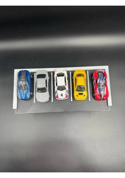 1:64 Ölçekli 2 Katlı Otopark Garaj Stand