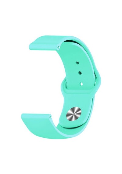 Samsung Galaxy Uyumlu Watch Active 2 40mm Krd-11 20mm Silikon Kordon - Turkuaz