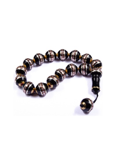 Burhan Sağlam Efe Boy Küre Kesim 16x16 Mm Rus Oltusu Pirinç İşleme Sistem Püsküllü Tesbih Bs24602