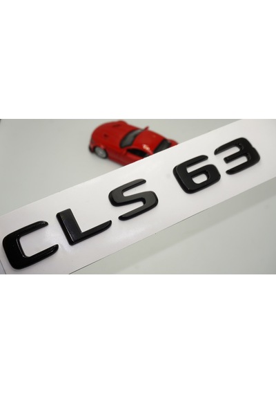 CLS 63 Bagaj Parlak Siyah ABS 3M 3D Yazı Logo